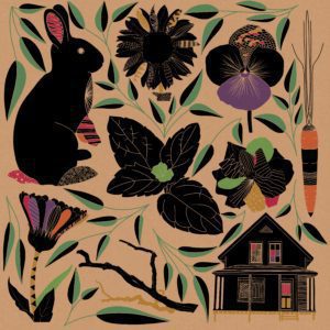 Folk Bunny Poster Design