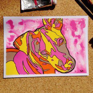Gouache Pet Portait